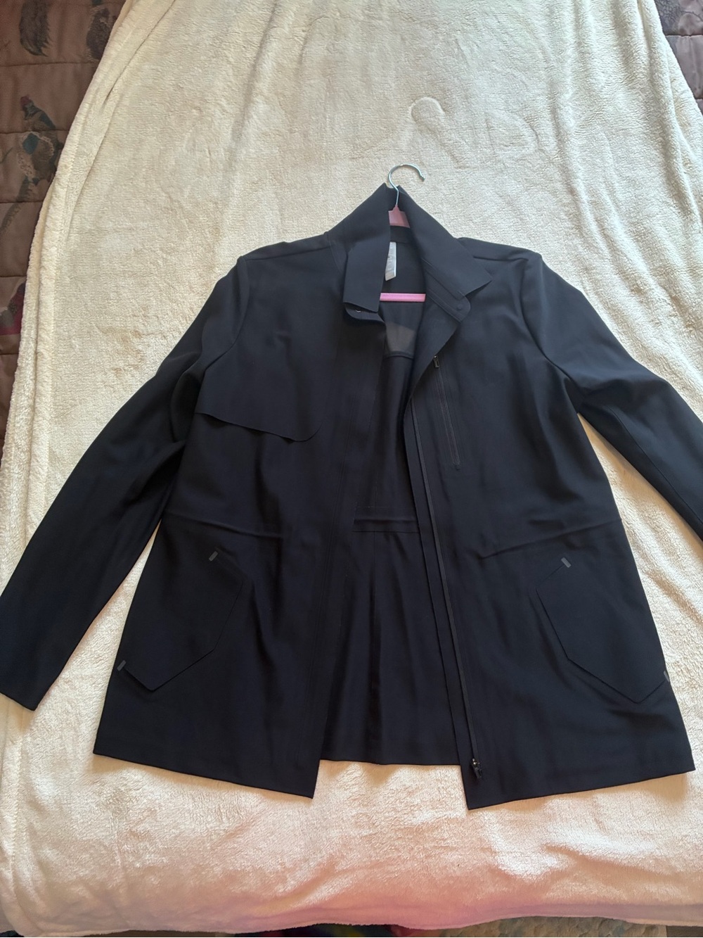 Athletes Women's NavyLightweight Zip-Front Jacket